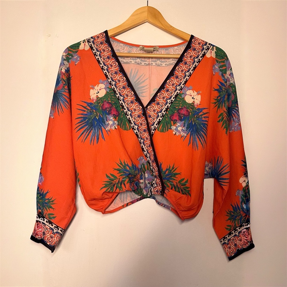 Flying Tomato Boho Floral Top